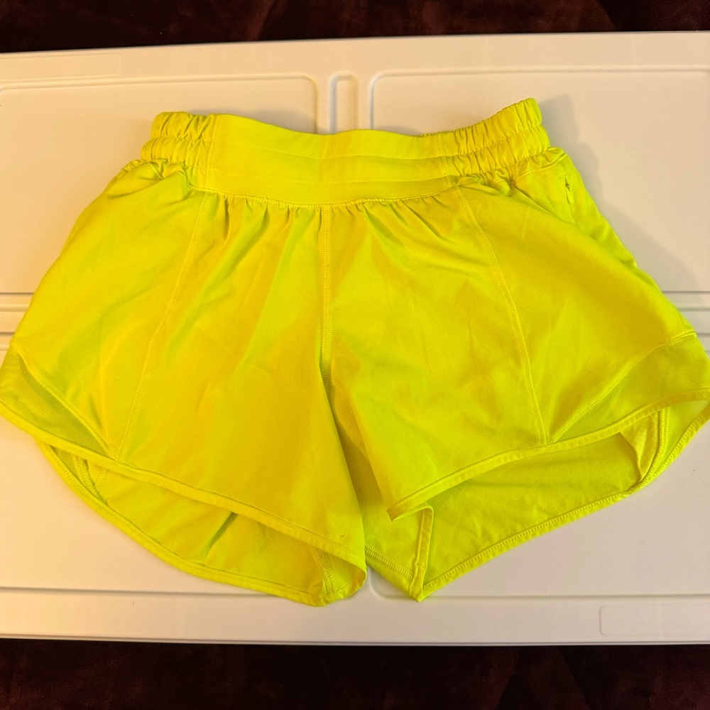 Lululemon Neon Shorts 💛
